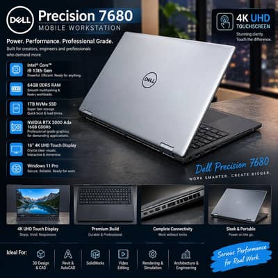 Dell precision 7680 i9 13 gen 16gb gpu