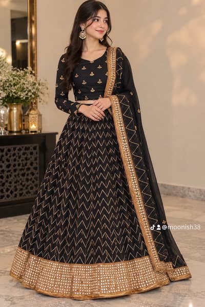 Black Lehenga - Royal Wedding Edition 