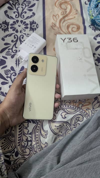 Vivo Y36 offical pta 8/128 box charger