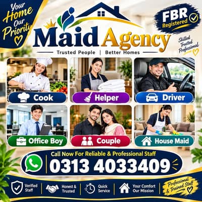 Professional Maid Services - Patient Care, Cook, Driver, Maid Availab