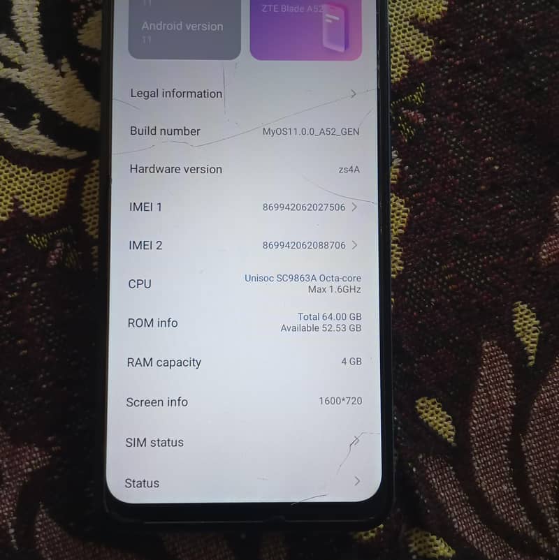 Zte Blade A52 4
