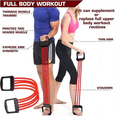 5-in-1 Chest Expander - Your Full Body Gym at Home
