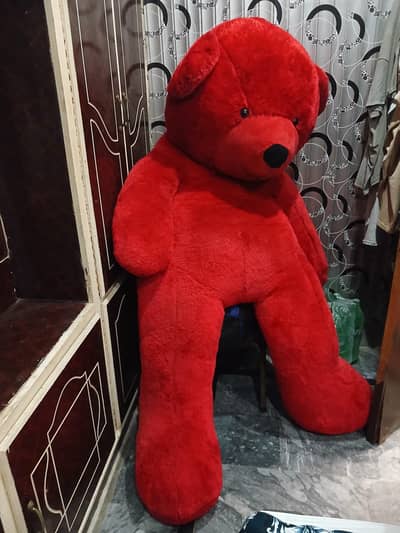 7 feet red teddy bear