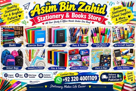 Stationery Items / books / pen / pencils / Notebooks / wholesale price