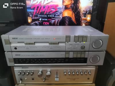 AKAI AM U1 amplifier+Tuner Bose jbl
