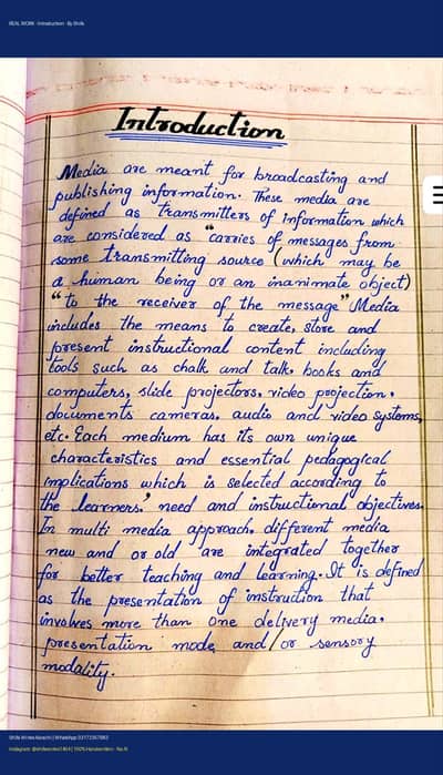 Urgent Notes Assignment - Handwritten & Computer Typing - Karachi