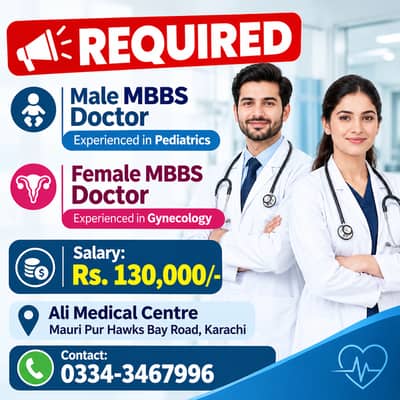 MBBS Doctor required | Regular night shift MBBS Doctor Required