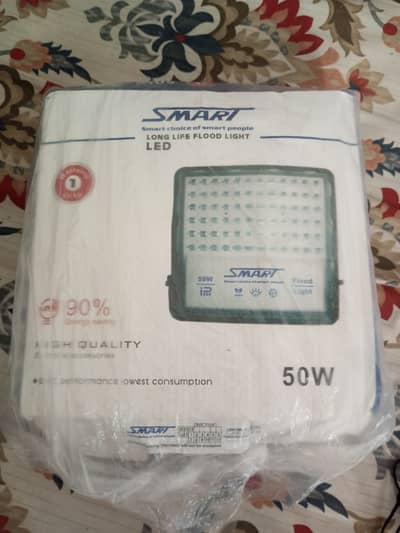 SMART 50W LED Flood Light - 1 Time Used - Like New Condition