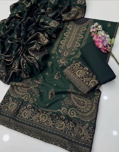 Bareeze Dhanak 3pc Winter Suit - Cash on Delivery
