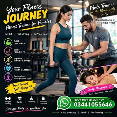 fitness trainer only for feemales