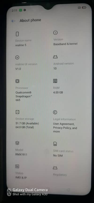 Realme 5*4/64GB