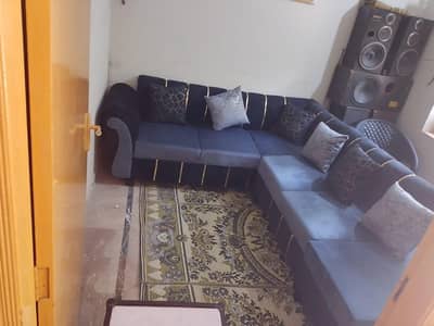 L shape sofa set
