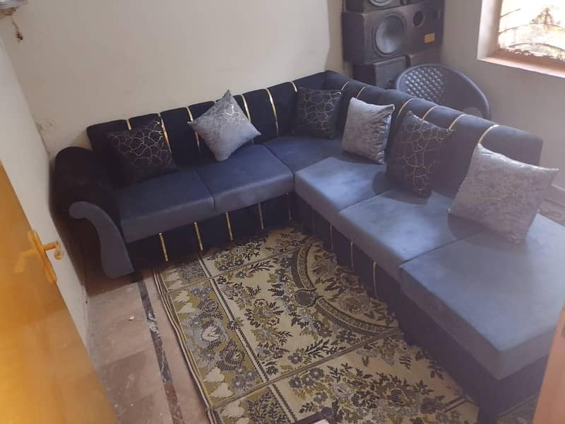 L shape sofa set 1