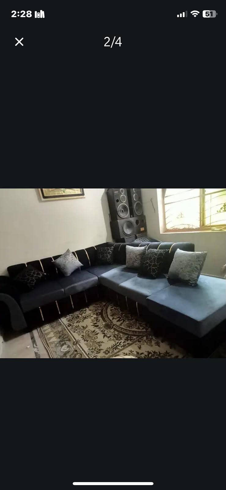 L shape sofa set 3