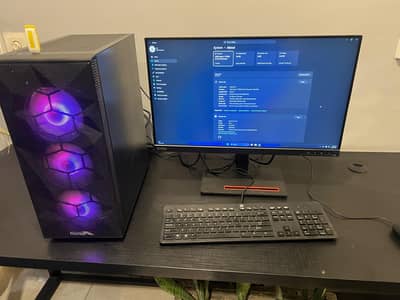 RTX 4060 8GB, AMD Ryzen 7 5700X 8-Core, RAM: 24 GB, 1.25 TB Storage