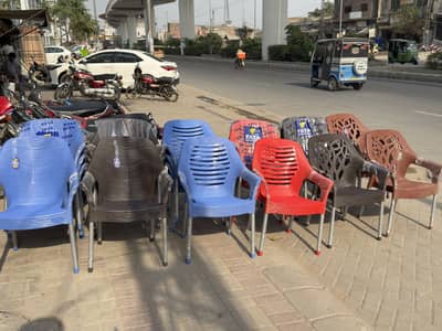 Plastic molded chairs