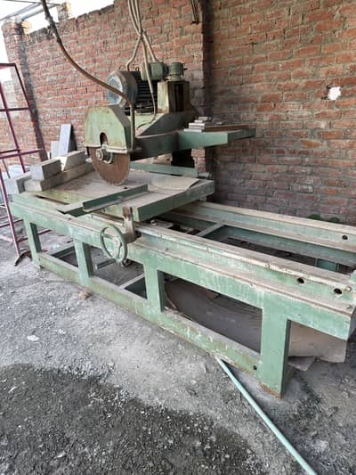 Marble cutting and marble polish machine