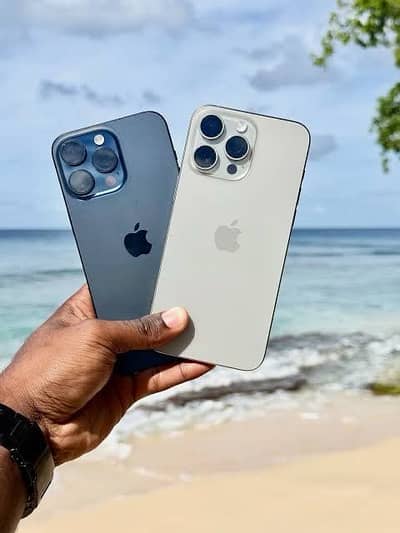 Apple iPhone 15 Pro Max 512GB PTA APPROVED WHITE NATURAL BLUE ALL AVAI