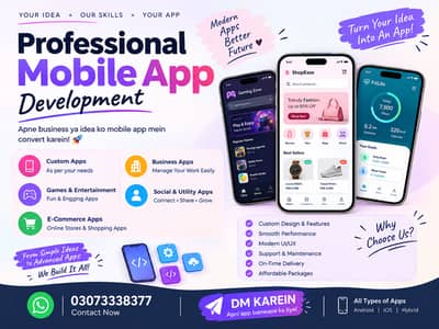 Professional Website & E-Commerce Website Development