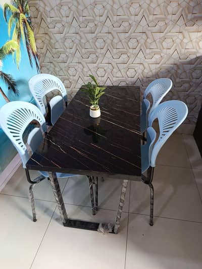 Tables and chairs