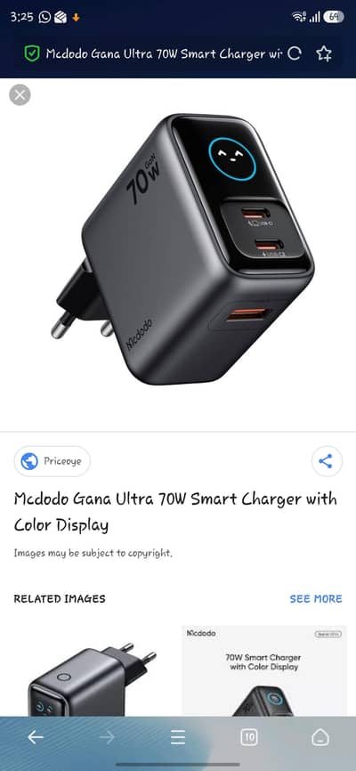 Mcdodo Gana Ultra 70watt GaN smart charger