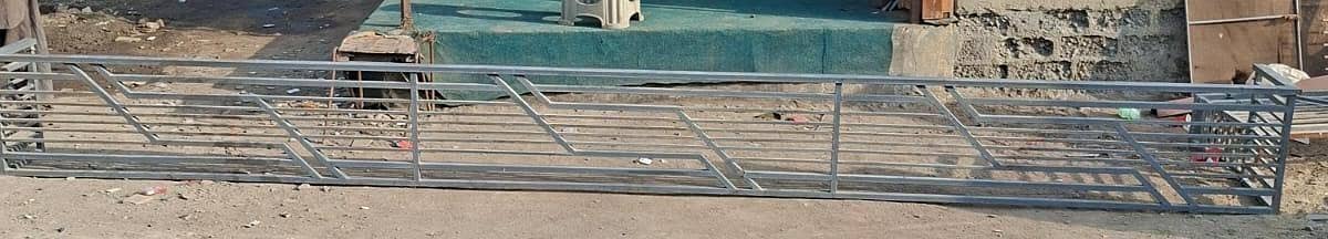 Iron Steel Grill for Terrace / Gallery – Ready to Install