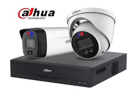 Dahua Hikvision 2 camera 2 mp 4 channel dvr XVR cctv cable hard drive
