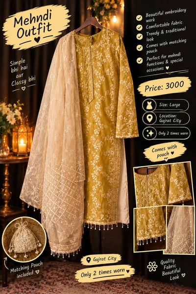 mehndi outfit