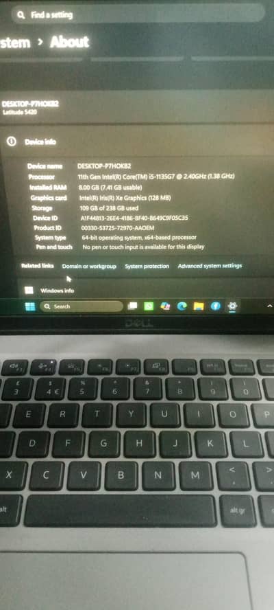 Dell Core i5 11th Gen Laptop – Excellent Condition | Fast & Powerful