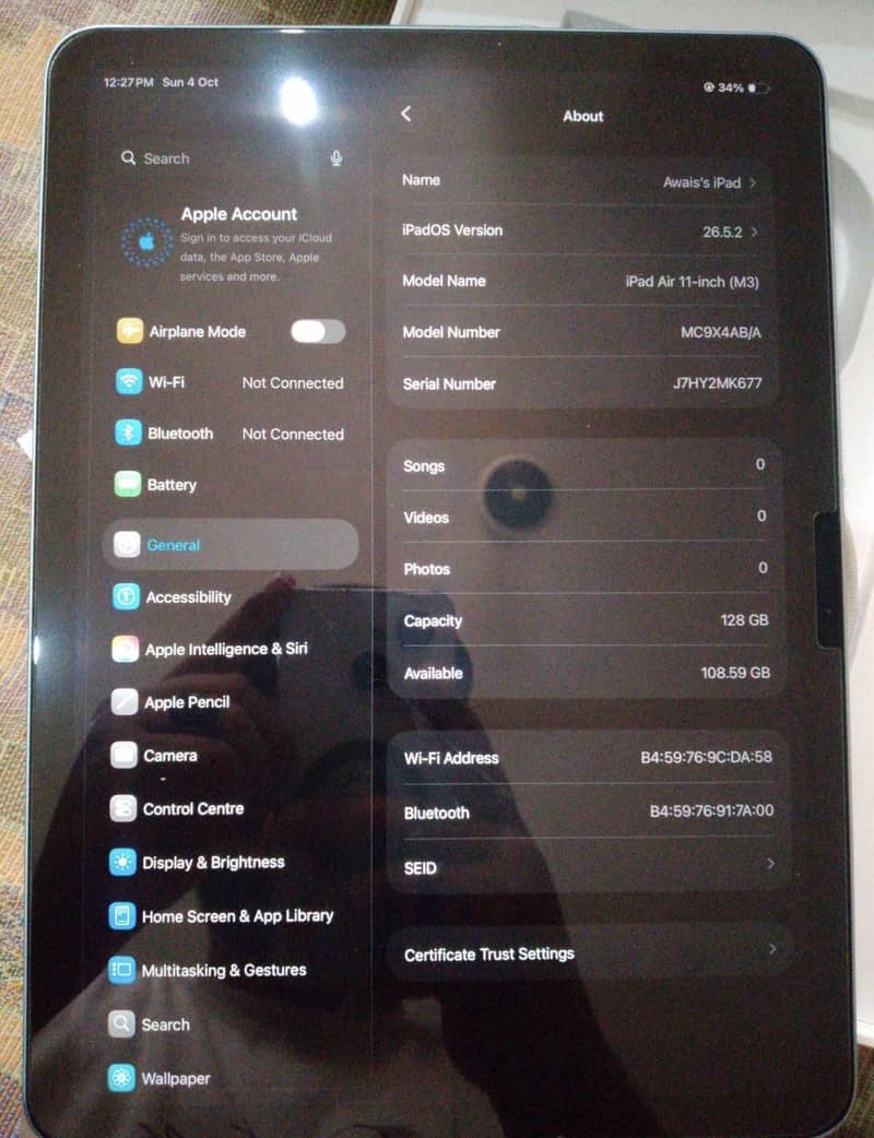 IPAD APPLE M3 3