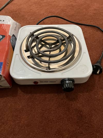 Silver crust electric stove
