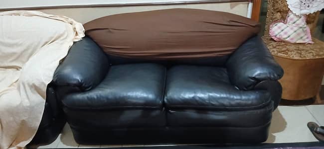 Leather Sofa Set ( 5 seater)