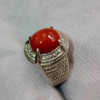 natural gemstones and silver rings