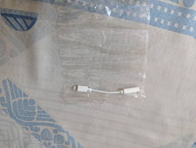 iPhone connector with stereo earphones