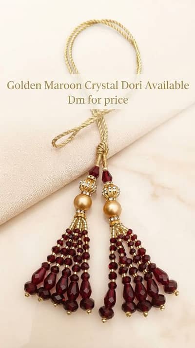 crystal tassel dori