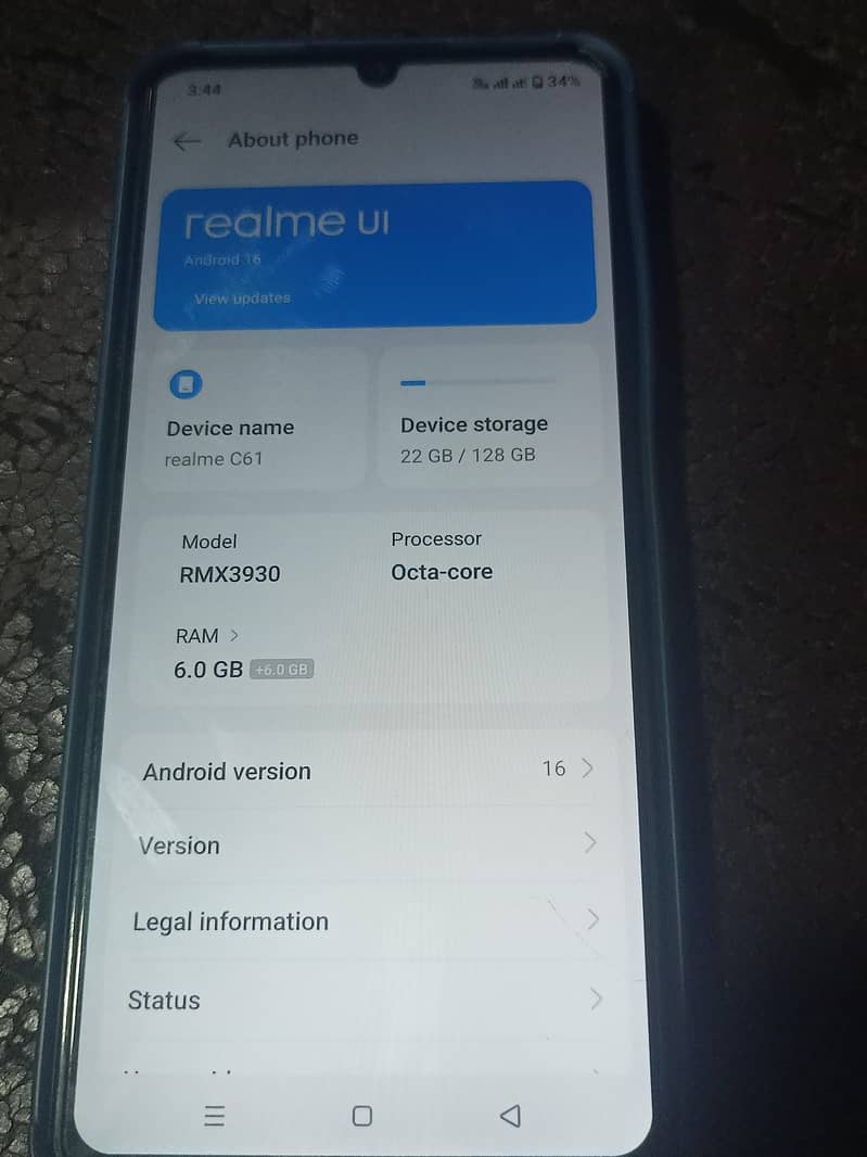 Realme C61 0