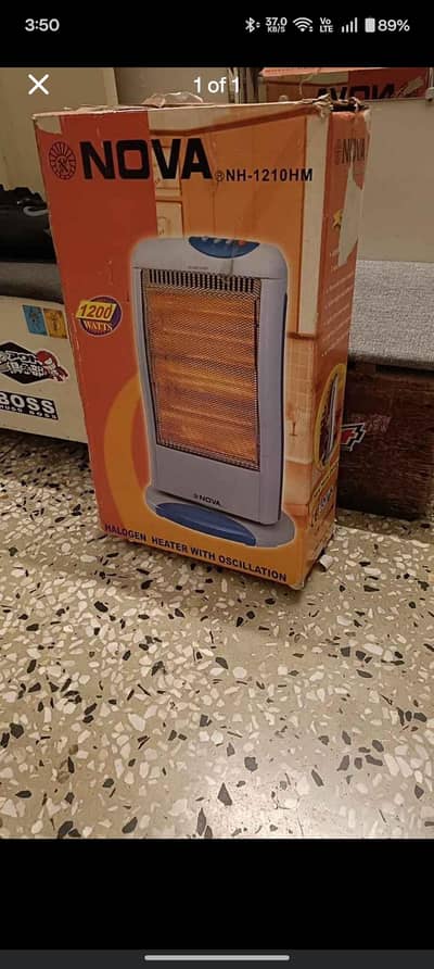 Nova Halogen Electric Heater