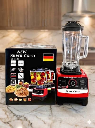 Silver Crest SC-1589 4500W Heavy Duty Blender | 2-in-1 Grinder|