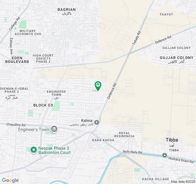 1 Kanal, near Park plot for Sale in E5 block IEP Town Defence Road, Lahore