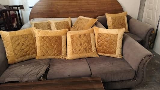 6 seater large used sofa