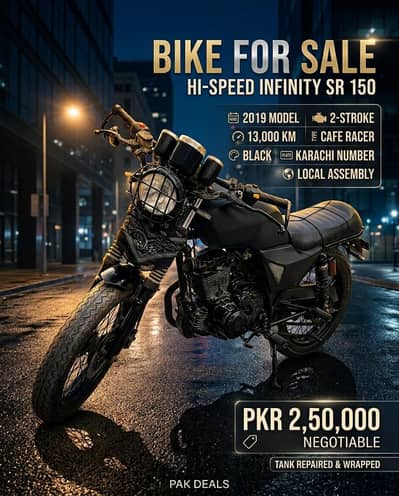 Hi-Speed Infinity SR 150 | 2019 Model