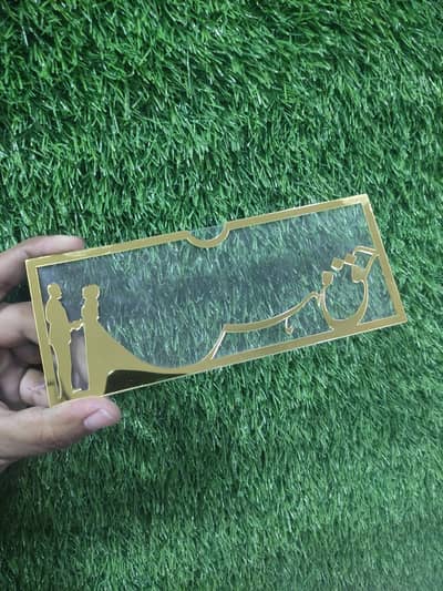 Acrylic transparent envelop