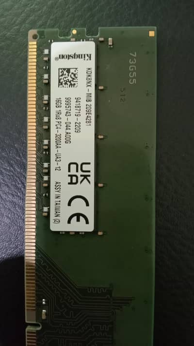 Kingston 16 GB DDR4 3200MHZ PC RAM