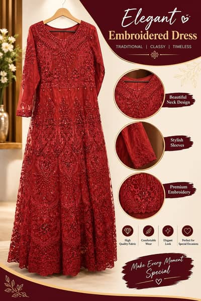 Wedding Maxi | formal maxi/ with jewellery