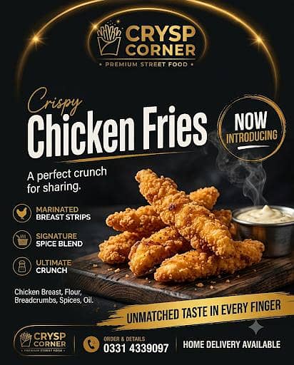 Kitchen / Chef Helper  Required – CRYSP CORNER 4
