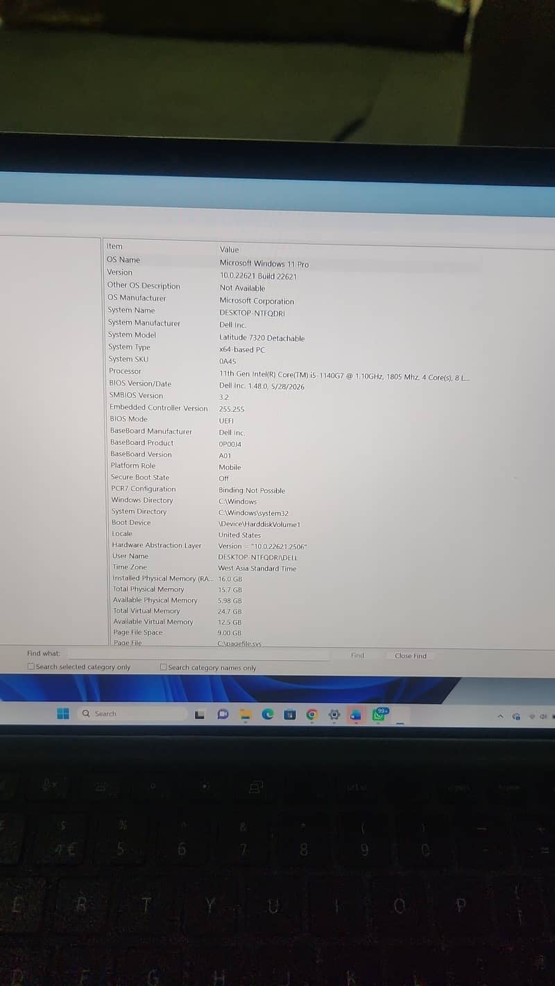 Dell notebook 6