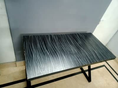 k shaped computer table