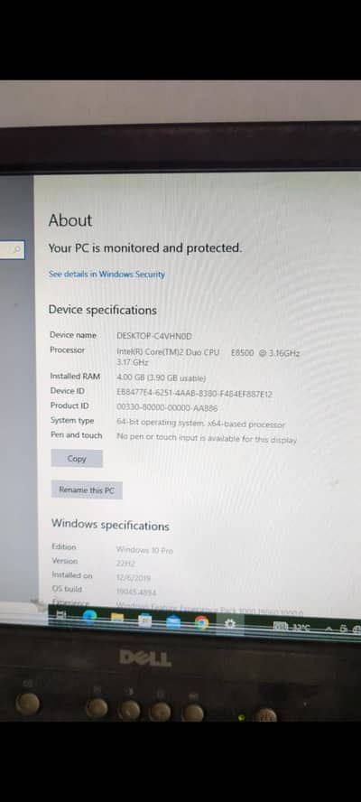 4 GB ram Hy our 80GB ke hard Hy
