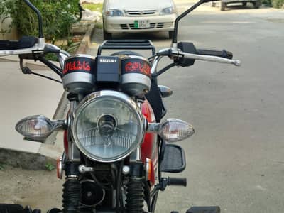 suzuki gs 150 self start red color 2026 model
