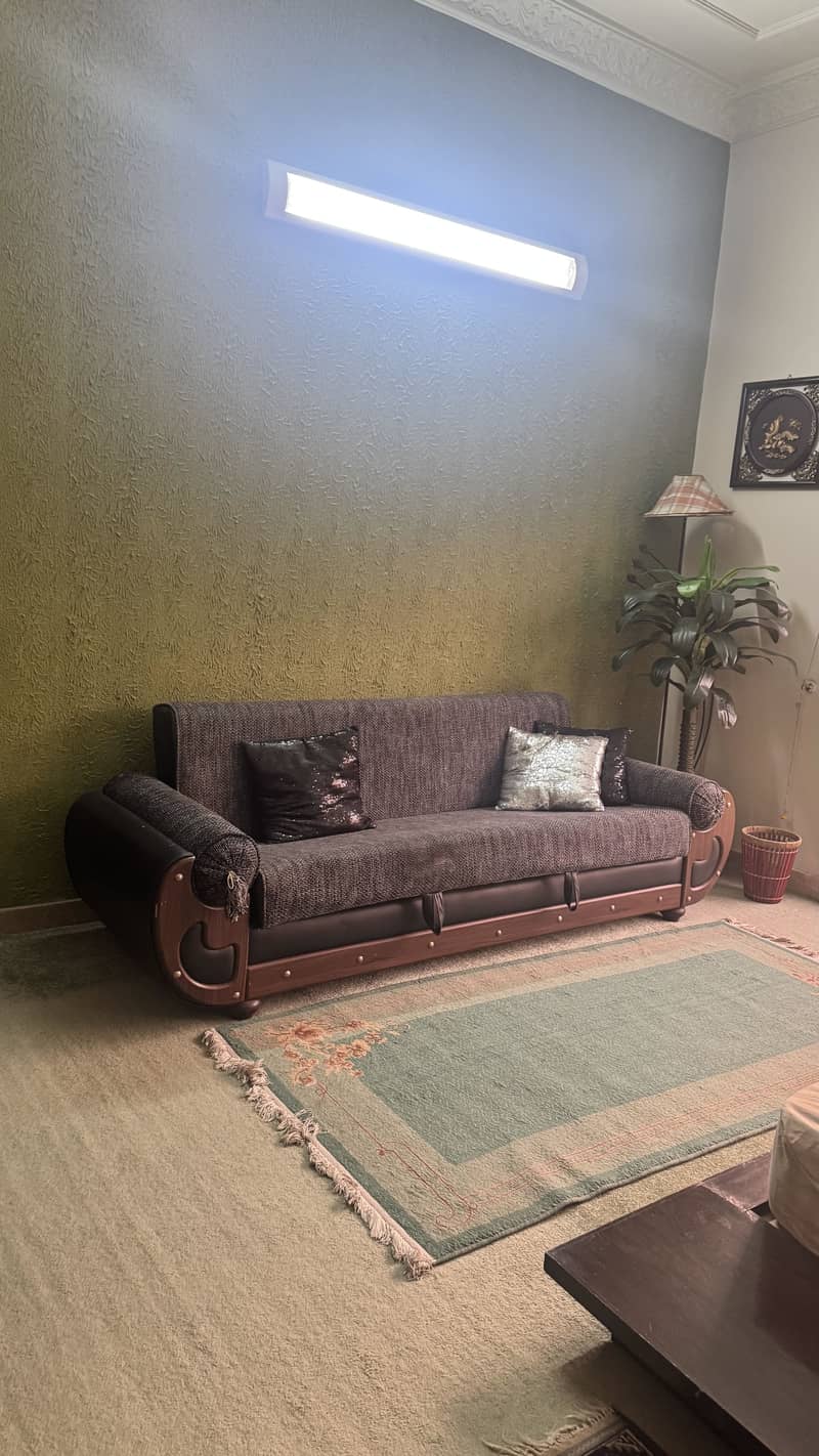 Sofa bed black 1